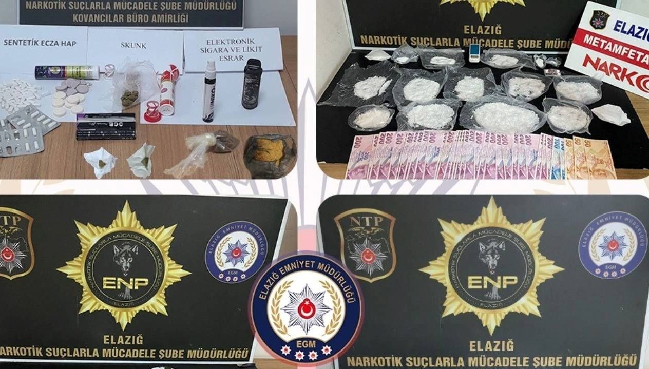 elazigda uyusturucu operasyonunda 16 tutuklama GnydZ2N7