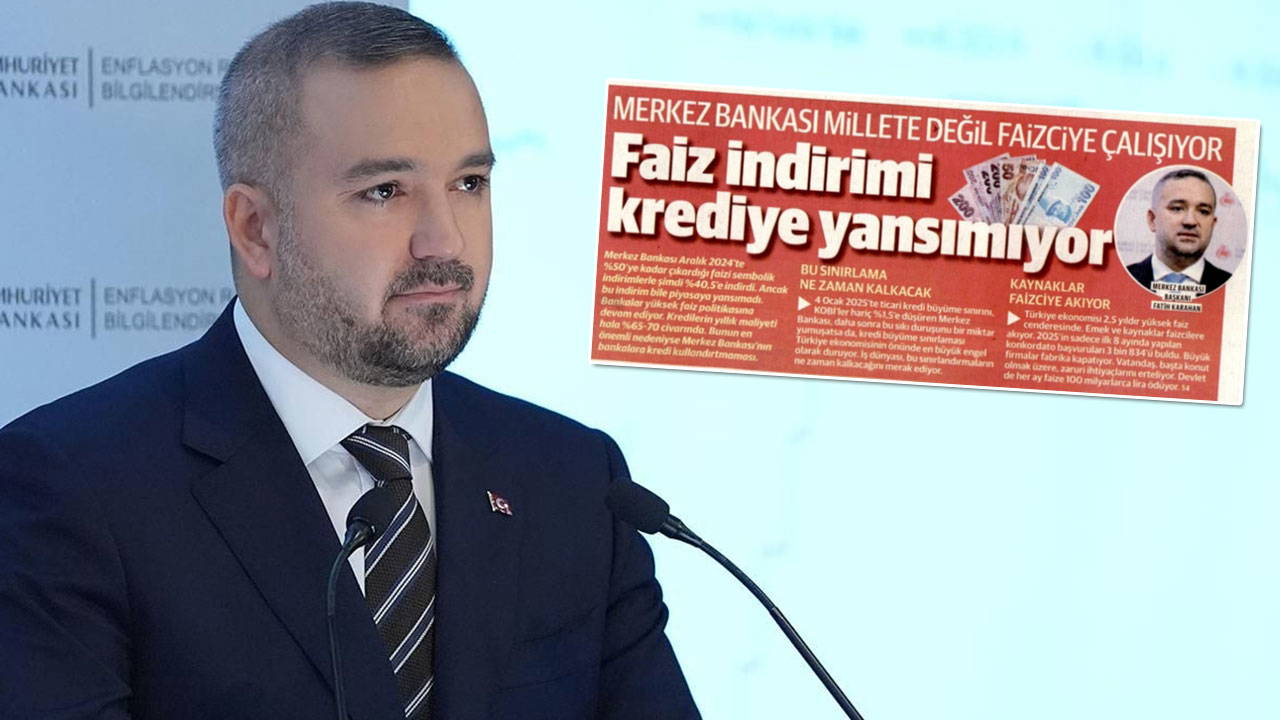 iktidara yakin gazete merkez bankasini hedef aldi millete degil faizciye calisiyor RMtbllZX