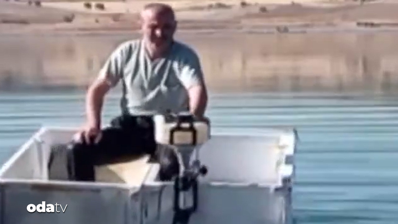 motor taktigi buzdolabini kayik yapti golde tur atti QEmThB8B.jpg