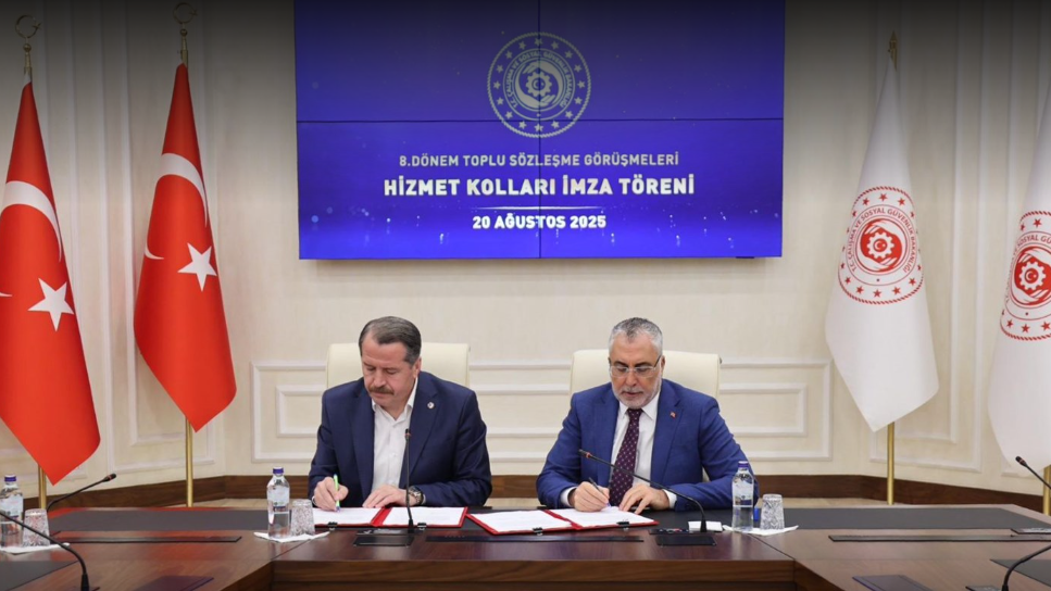 8. Dönem Toplu Sözleşme’de Hizmet Kollarında Mutabakat Sağlandı