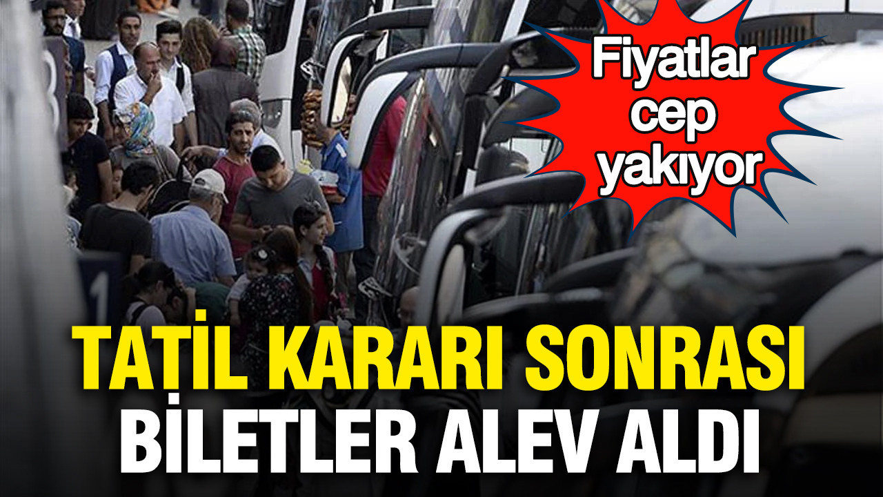Kurban Bayramı Tatili Sonrası Bilet Fiyatları Rekor Seviyelere Ulaştı