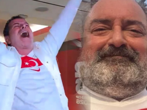 Gol sevinci Cüneyt Özdemir ile Nevzat Aydın’ı birbirine düşürdü